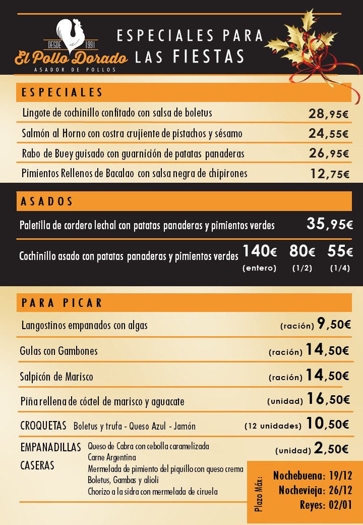 Menu Navidad 2024